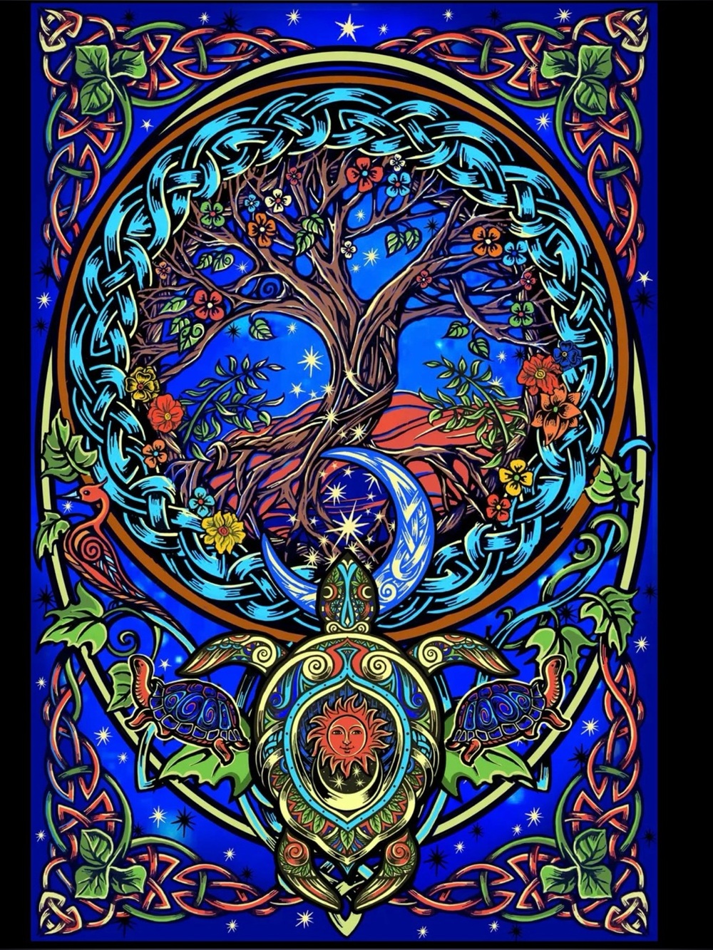 tree tapestry 60 x 90”